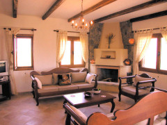 Villa Kalithea's living room