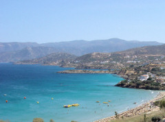 The Gulf of Mirabello east of Agios Nikolaos