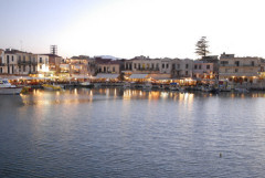 The Venetian harbour in Rethymnon